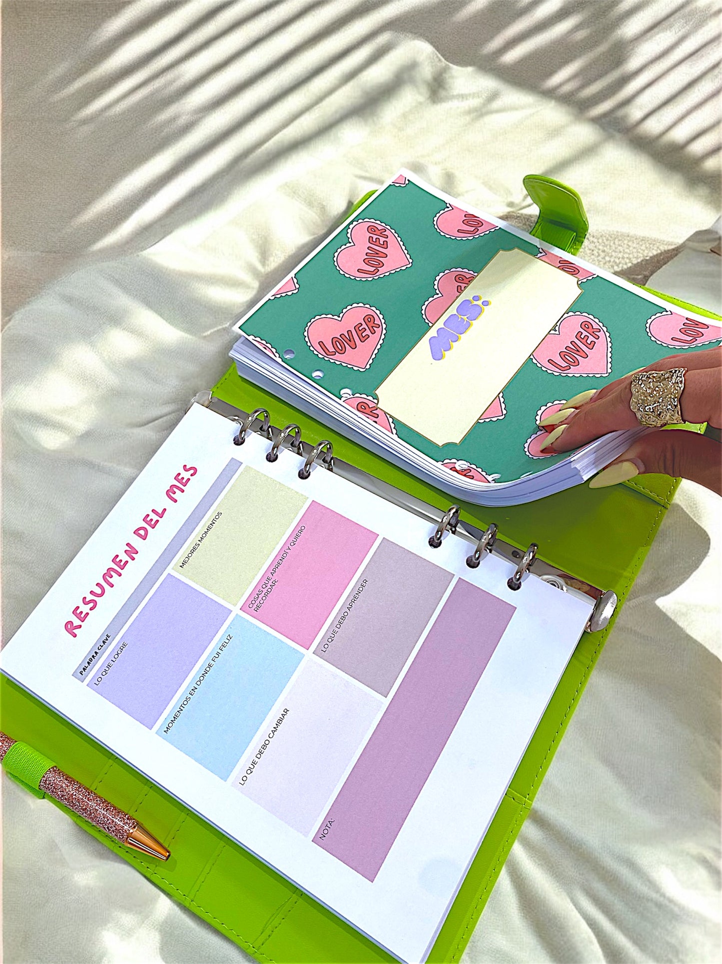 Planner TODO EN UNO metamôrfit ( BINDER + RECAMBIO)
